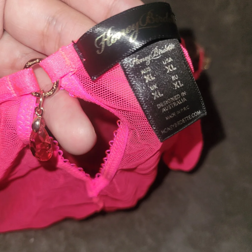 Honeybirdette Candy Set bra 36G panty XL - Picture 5 of 5
